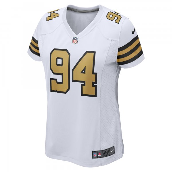 Women's New Orleans Saints Cameron Jordan Nike  White Alternate Game Jersey