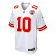 Men's Kansas City Chiefs Isiah Pacheco Nike White Away Game Player Jersey