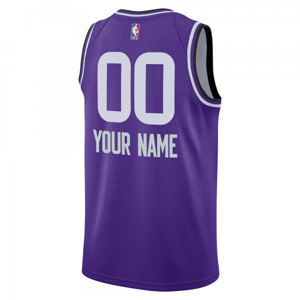 Unisex Utah Jazz  Nike Purple 2023/24 Custom Swingman Jersey - City Edition