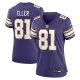 Women's Minnesota Vikings Carl Eller Nike Purple Classic Retired Player Jersey