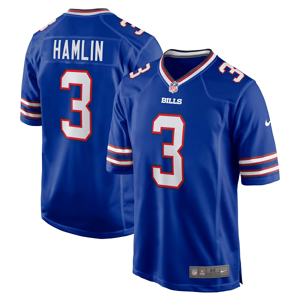 Youth Buffalo Bills #3 Damar Hamlin Nike Royal Blue limited Jersey