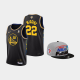 Men's Golden State Warriors Andrew Wiggins #22 2022 Western Conference Champions Jersey Hat City Set Black Gray