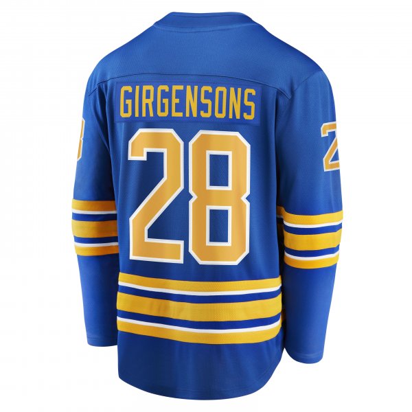 Men's Buffalo Sabres Zemgus Girgensons Fanatics Royal Home Breakaway Player Jersey