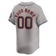 Men's Houston Astros  Nike Gray Away Limited Custom Jersey