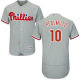 Philadelphia Phillies #10 J. T. Realmuto Grey Flexbase Collection Stitched MLB Jersey