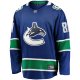 Men's Vancouver Canucks Dakota Joshua Fanatics Blue Home Premier Breakaway Player Jersey