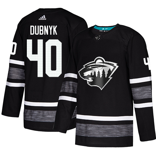 Minnesota Wild #40 Devan Dubnyk Black 2019 All-Star Stitched NHL Jersey