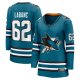 Women's San Jose Sharks Kevin Labanc Fanatics Teal Home Breakaway Player Jersey