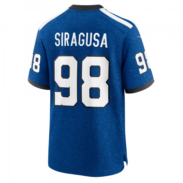 Men's Indianapolis Colts Tony Siragusa Nike Royal Indiana Nights Alternate Game Jersey