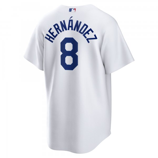 Men's Los Angeles Dodgers Enrique Hernandez Nike White Home Replica Player Jersey