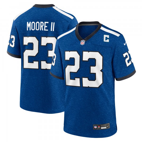 Men's Indianapolis Colts Kenny Moore II Nike Royal Indiana Nights Alternate Game Jersey