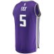 Men's Sacramento Kings De'Aaron Fox Fanatics Purple Fast Break Player Replica Jersey - Icon Edition