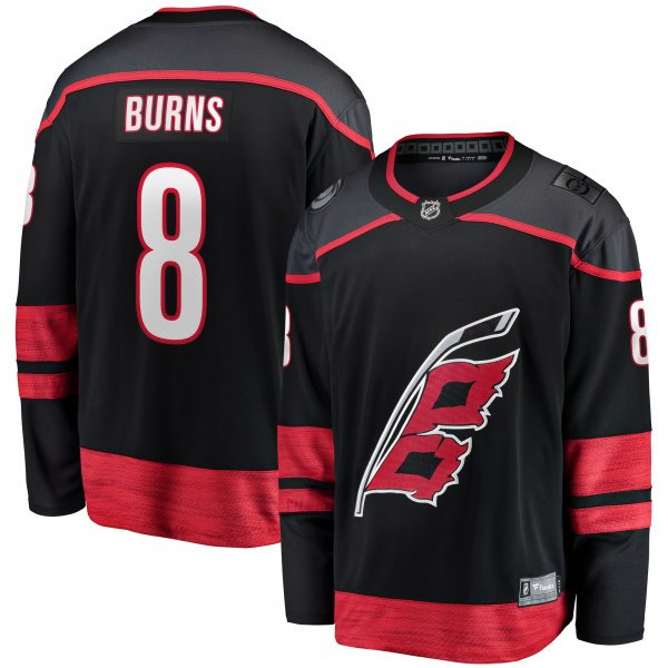 Men's Carolina Hurricanes Brent Burns Fanatics Black Home Breakaway Player Jersey