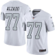 Men's Nike Las Vegas Raiders #77 Lyle Alzado White Stitched NFL Limited New Color Rush Jersey