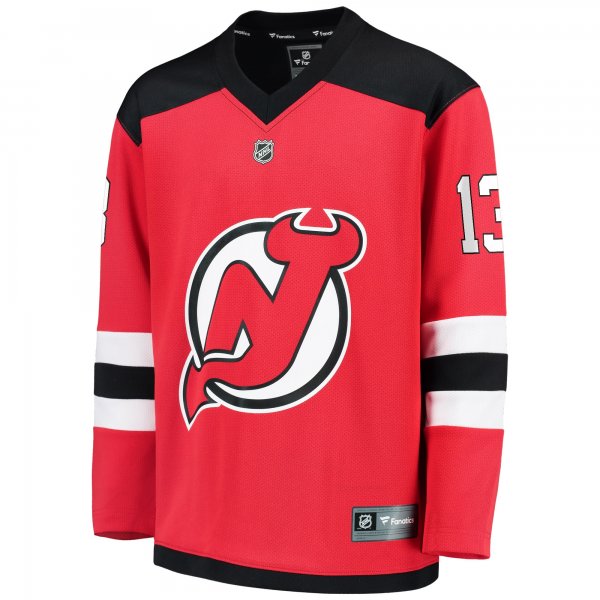 Youth New Jersey Devils Nico Hischier Fanatics Red Replica Player Jersey