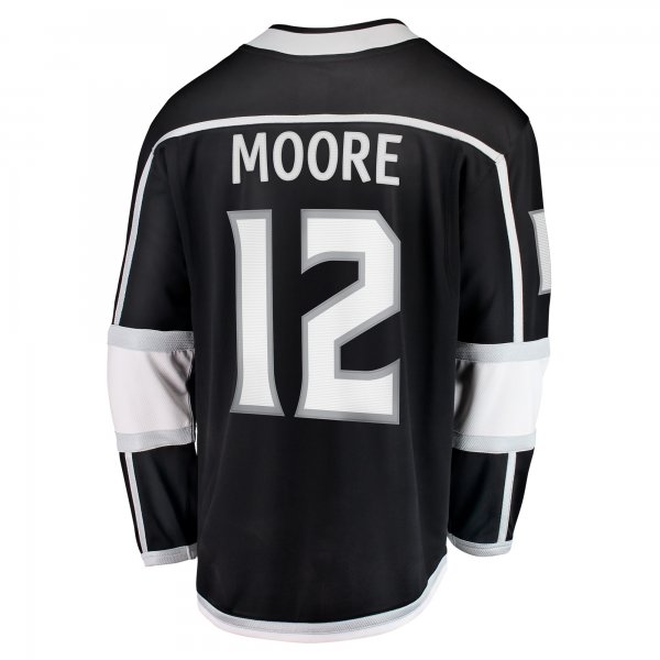 Men's Los Angeles Kings Trevor Moore Fanatics Black Home Breakaway Player Jersey