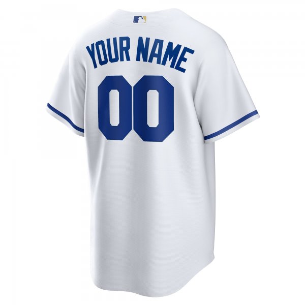 Men's Kansas City Royals Nike White Replica Custom Jersey