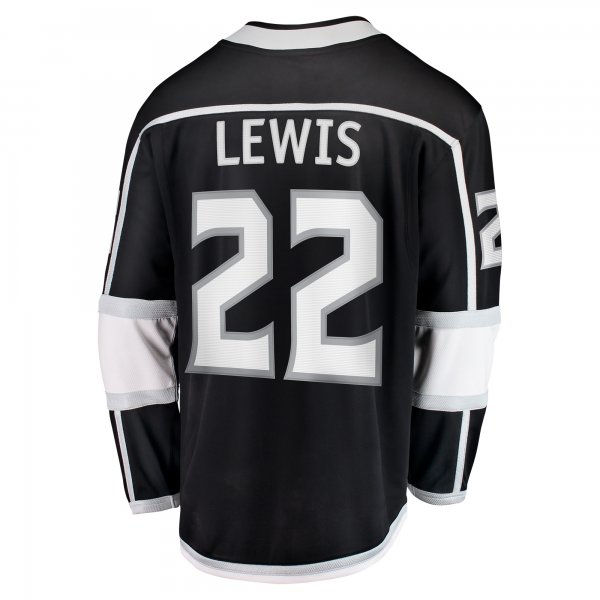 Men's Los Angeles Kings Trevor Lewis Fanatics Black Home Breakaway Jersey