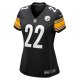 Women's Pittsburgh Steelers Najee Harris Nike Black Team Game Jersey