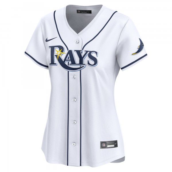 Women's Tampa Bay Rays Brandon Lowe Nike White Home Limited Player Jersey