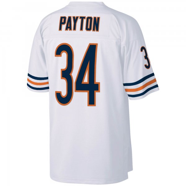 Men's Chicago Bears Walter Payton Mitchell & Ness White Legacy Replica Jersey