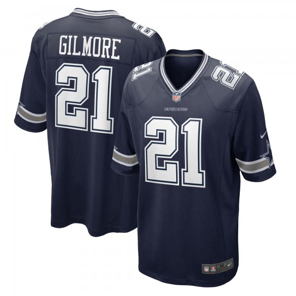 Men's Dallas Cowboys Stephon Gilmore Nike Navy  Game Jersey