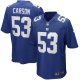 Men's New York Giants Harry Carson Nike Royal Game Retired Player Jersey