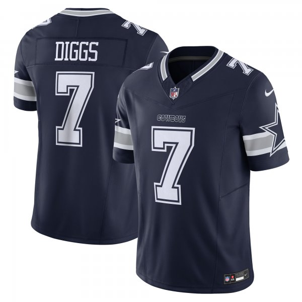 Men's Dallas Cowboys Trevon Diggs Nike Navy Vapor F.U.S.E. Limited Jersey