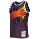 Men's Phoenix Suns Steve Nash Mitchell & Ness Purple 1996/97 Hardwood Classics Off-Court Swingman Jersey