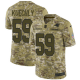 Nike Carolina Panthers #59 Luke Kuechly Camo Men's Stitched NFL Limited 2018 Salute To Service Jersey