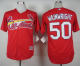 St. Louis Cardinals #50 Adam Wainwright Red Cool Base Stitched MLB Jersey