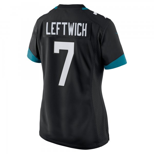 Women's Jacksonville Jaguars Byron Leftwich Nike Black Alternate Retired Player Game Jersey