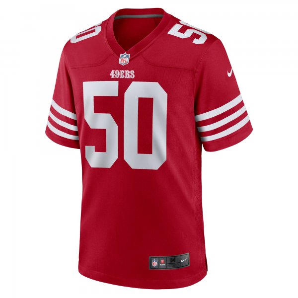 Men's San Francisco 49ers Jalen Graham Nike Scarlet Team Game Jersey