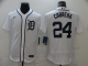 Men's Detroit Tigers #24 Miguel Cabrera White Stitched MLB Flex Base Nike Jersey