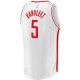 Men's Houston Rockets Fred VanVleet Fanatics White Fast Break Replica Player Jersey - Association Edition