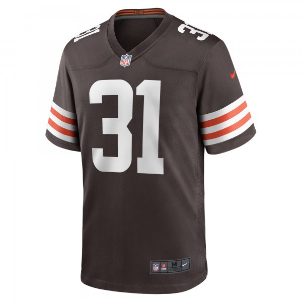 Men's Cleveland Browns Deon Jackson Nike  Brown  Game Jersey