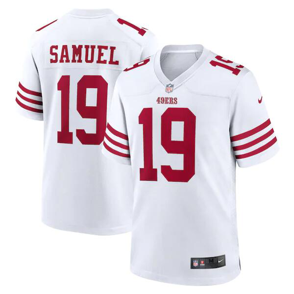 Men's Nike Deebo Samuel #19 White San Francisco 49ers Player Limited NFL Jersey