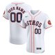 Men's Houston Astros Nike White Home Elite Custom Patch Jersey