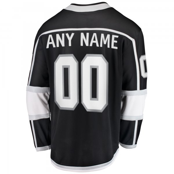 Men's Los Angeles Kings Fanatics Black Home Breakaway Custom Jersey