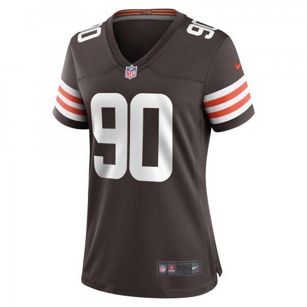 Women's Cleveland Browns Maurice Hurst Nike Brown Nike Women's All Player Jersey