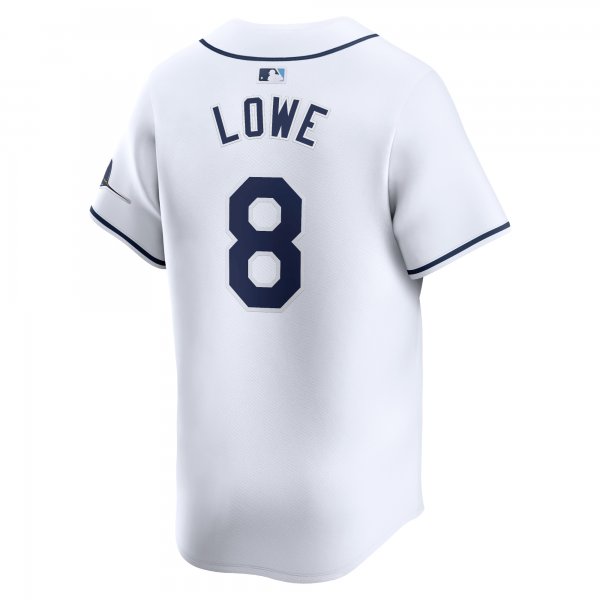 Men's Tampa Bay Rays Brandon Lowe Nike White Home Limited Player Jersey