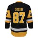 Youth Pittsburgh Penguins Sidney Crosby Black Captain Patch Home Replica Player Jersey