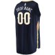 Youth New Orleans Pelicans  Fanatics Navy Fast Break Custom Jersey - Icon Edition