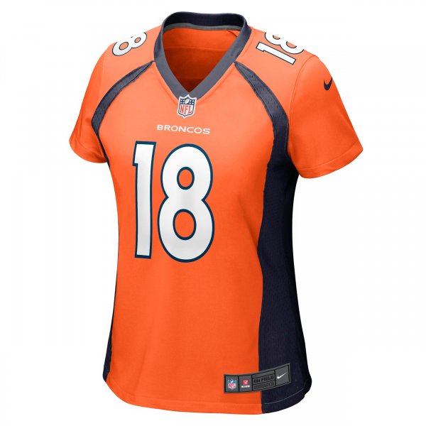 Women's Denver Broncos Frank Tripucka Nike Orange Retired Player Jersey