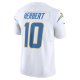 Men's Los Angeles Chargers Justin Herbert Nike White Vapor F.U.S.E. Limited Jersey