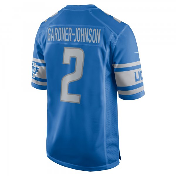 Men's Detroit Lions Chauncey Gardner-Johnson Nike Blue Game Player Jersey