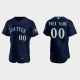 Men's Seattle Mariners Custom 2022 MLB Draft Jersey Navy Alternate