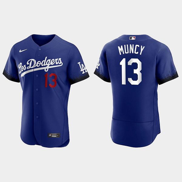 Max Muncy Los Angeles Dodgers 2021 City Connect Jersey - Royal