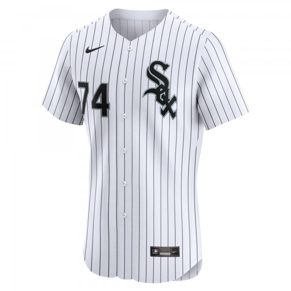 Men's Chicago White Sox Eloy Jimenez Nike White Home Elite Player Jersey