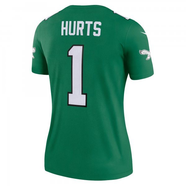 Women's Philadelphia Eagles Jalen Hurts Nike Kelly Green Alternate Legend Player Jersey